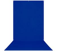 Westcott Wrinkle-Resistant Backdrop - Royal Blue / Chroma-Key Blue - 5 x 12 ft.