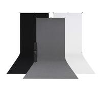 Westcott X-Drop 3-Pack Sweep Backdrop Kit (5' x 12') | ✅ 5 years warranty