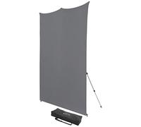 Westcott X-Drop Pro Wrinkle-Resistant Backdrop 8'X8' (Neutral Gray)