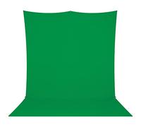 Westcott X-Drop Pro Wrinkle-Resistant Backdrop - Chroma-Key Green Screen Sweep (8' x 13')