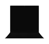 Westcott X-Drop Pro Wrinkle-Resistant Backdrop - Rich Black Sweep (8' x 13')