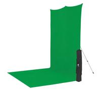 Westcott X-Drop Wrinkle-Resistant Backdrop - Chroma-Key Green Sweep - 5ft x 12ft