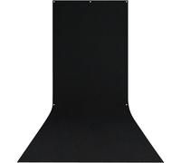 Westcott X-Drop Wrinkle-Resistant Backdrop - Rich Black Sweep - 5 x 12 ft.