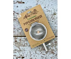 WESTCRAFT Huckleberry Popcorn Maker Corn Popcorn Machine for Popcorn Pop, Outdoor Camping Campfire