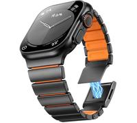WestEagle Magnetic Metal Band for Men, Compatible with Apple Watch 38-49mm
