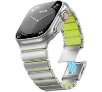 WestEagle Magnetic Metal Band for Men, Compatible with Apple Watch 38-49mm