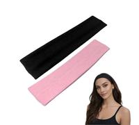 WESTEND CHOICE 5cm Wide Headbands 2 Pack Plain Stretchy Kylie Head Band Bandeau Unisex Headbands for Women & men Soft Hair Band Gym Exercise Yoga Headband (Mixed set 3)