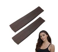 WESTEND CHOICE 5cm Wide Headbands 2 Pack Plain Stretchy Kylie Head Band Bandeau Unisex Headbands for Women & men Soft Hair Band Gym Exercise Yoga Headband (Dark brown)
