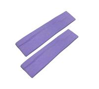 WESTEND CHOICE 5cm Wide Headbands 2 Pack Plain Stretchy Kylie Head Band Bandeau Unisex Headbands for Women & men Soft Hair Band Gym Exercise Yoga Headband (Light purple)