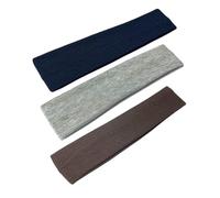 WESTEND CHOICE 5cm Wide Headbands 3 Pack Plain Stretchy Kylie Head Band Bandeau Unisex Headbands for Women & men Soft Hair Band Gym Exercise Yoga Headband (Mixed set D)