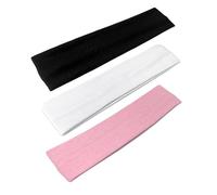 WESTEND CHOICE 5cm Wide Headbands 3 Pack Plain Stretchy Kylie Head Band Bandeau Unisex Headbands for Women & men Soft Hair Band Gym Exercise Yoga Headband (Mixed set C)
