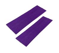 WESTEND CHOICE 7cm Wide Headbands 2 Pack Plain Stretchy Hairband Unisex Kylie Headband Bandeau Gym Exercise Headbands for Women & Men Soft Yoga Head Band (Purple)