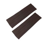 WESTEND CHOICE 7cm Wide Headbands 2 Pack Plain Stretchy Hairband Unisex Kylie Headband Bandeau Gym Exercise Headbands for Women & Men Soft Yoga Head Band (Dark brown)