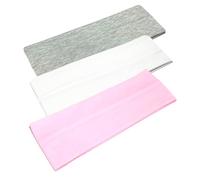 WESTEND CHOICE 7cm Wide Headbands 3 Pack Plain Stretchy Hairband Unisex Kylie Headband Bandeau Gym Exercise Headbands for Women & Men Soft Yoga Head Band (Mixed set E)