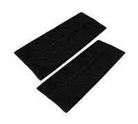 WESTEND CHOICE 9cm Wide Headbands 2 Pack Soft Head Band Plain Stretchy Unisex Kylie headband Bandeau Headbands for Women & Men Gym Yoga Hair Band (Black)