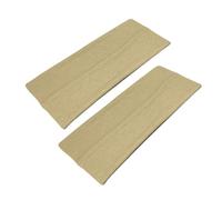 WESTEND CHOICE 9cm Wide Headbands 2 Pack Soft Head Band Plain Stretchy Unisex Kylie headband Bandeau Headbands for Women & Men Gym Yoga Hair Band (Light brown)