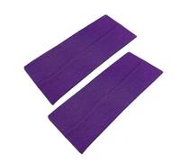 WESTEND CHOICE 9cm Wide Headbands 2 Pack Soft Head Band Plain Stretchy Unisex Kylie headband Bandeau Headbands for Women & Men Gym Yoga Hair Band (Purple)