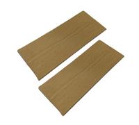 WESTEND CHOICE 9cm Wide Headbands 2 Pack Soft Head Band Plain Stretchy Unisex Kylie headband Bandeau Headbands for Women & Men Gym Yoga Hair Band (Brown)