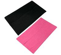 WESTEND CHOICE Extra Wide Headband 13cm Stretchy Head Band 2 Pack Unisex Bandeau Headbands for Women & Men Soft Kylie Hairbands Yoga Bandana Hair band (Mixed set 2)