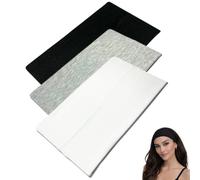 WESTEND CHOICE Extra Wide Headband 13cm Stretchy Head Band 3 Pack Unisex Bandeau Headbands for Women & Men Soft Kylie Hairbands Yoga Bandana Hair band (Mixed set A)