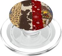 Western Aesthetic, Boho, Country, Ranch, Cowgirl, Leopard PopSockets PopGrip for MagSafe