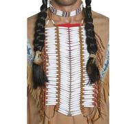 Western Authentic Indian Breastplate Smiffys Fancy Dress Costume Accessory