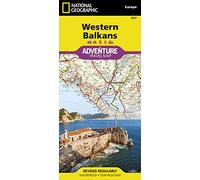 Western Balkans Map - Waterproof Adventure Map by National Geographic | Detailed Travel & Hiking Map of Croatia, Bosnia, Montenegro, Albania & More | ... (National Geographic Adventure Map, 3327)