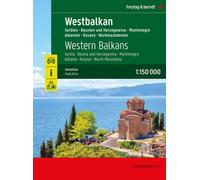 Western Balkans, road atlas 1:150,000