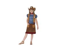 Western Belle Cowgirl Costume Brown Girls