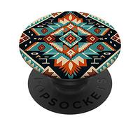 Western Boho Country Aztec pattern PopSockets Swappable PopGrip