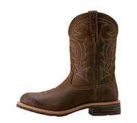 ARIAT Men's Hybrid Rancher Waterproof Western Boot, Distressed Brown, 8 UK