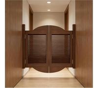 Western Cafe Swinging Doors Sturdy 180° Two Way Open Metal Hinges Ideal for Bars Stairs and Entrances Durable(W101-110*H100cm)