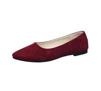 Western Casual Shoes for Women Women's Comfortable Slip On Ballet with Square Toe Women Shoes Size 11 (4)