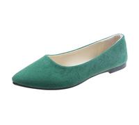 Western Casual Shoes for Women Women's Comfortable Slip On Ballet with Square Toe Women Shoes Size 11 (Mint Green, 6)