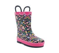 Western Chief Girl's Fantasy Waterproof Rain Boot, Fantastic Forest, 11.5 UK Child