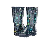 Western Chief Women's Waterproof Printed Tall Rain Boots, Pouring Paisley, 5 UK