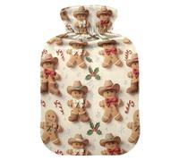 Western Christmas Cowboy Gingerbread ManWarm Compress for Neck Pain Relief | bolsa caliente para cólicos