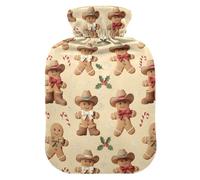 Western Christmas Cowboy Gingerbread ManWarm Compress for Shoulder Pain Relief