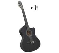 Western Classical Cutaway Guitar with Equalizer 6 Strings for Beginner vidaXL
