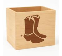 Western Cowboy Boots Animal Stencil Template - 5" x 6" for DIY Home Decor & Crafts, Precise & Durable Design for Wood, Leather, and Canvas Projects - The Artful Stencil
