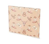 Western Cowboy Boots Snake Print Acrylic Cutting Board with Counter Lip Non Slip Clear Cooking Board for Kitchen Counter Large Size 16”×13”