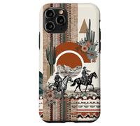 Western Cowboy Collage Rustic Floral Rodeo Country Vibes Case for iPhone 11 Pro