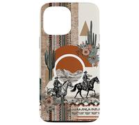 Western Cowboy Collage Rustic Floral Rodeo Country Vibes Case for iPhone 13 Pro Max