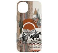 Western Cowboy Collage Rustic Floral Rodeo Country Vibes Case for iPhone 14 Plus