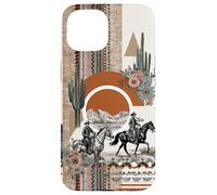 Western Cowboy Collage Rustic Floral Rodeo Country Vibes Case for iPhone 15