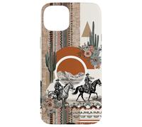 Western Cowboy Collage Rustic Floral Rodeo Country Vibes Case for iPhone 15 Plus