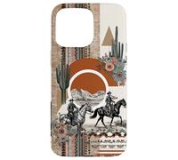 Western Cowboy Collage Rustic Floral Rodeo Country Vibes Case for iPhone 15 Pro Max