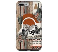Western Cowboy Collage Rustic Floral Rodeo Country Vibes Case for iPhone 7 Plus/8 Plus