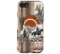 Western Cowboy Collage Rustic Floral Rodeo Country Vibes Case for iPhone SE (2020) / 7 / 8