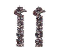 Western Cowboy Cowgirl Earrings Glitter HOWDY Letters Acrylic Drop Dangle Earrings for Women Shinning Rodeo Disco Cowboy Hat Earrings Country Concert Party Outfits Jewelry, Acrylic, No Gemstone